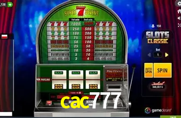 Mesas ao vivo cac777